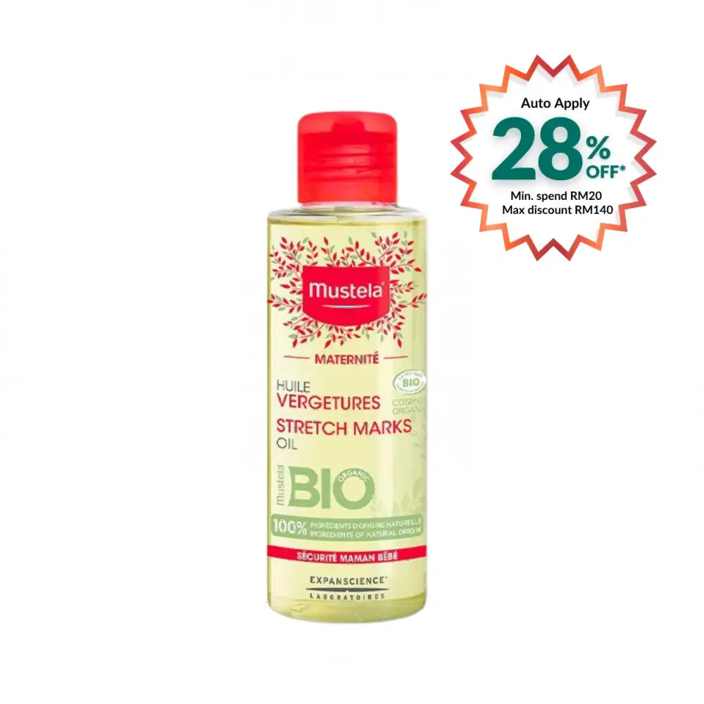 MUSTELA MATERNITY STRETCH MARKS PREVENTION OIL 105ML