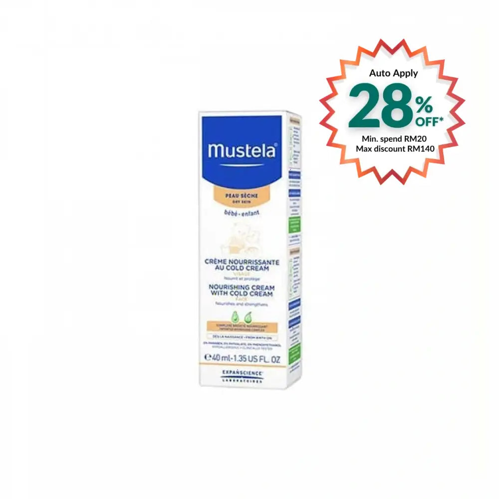 MUSTELA NOURISHING CREAM WITH COLD CREAM 40ML