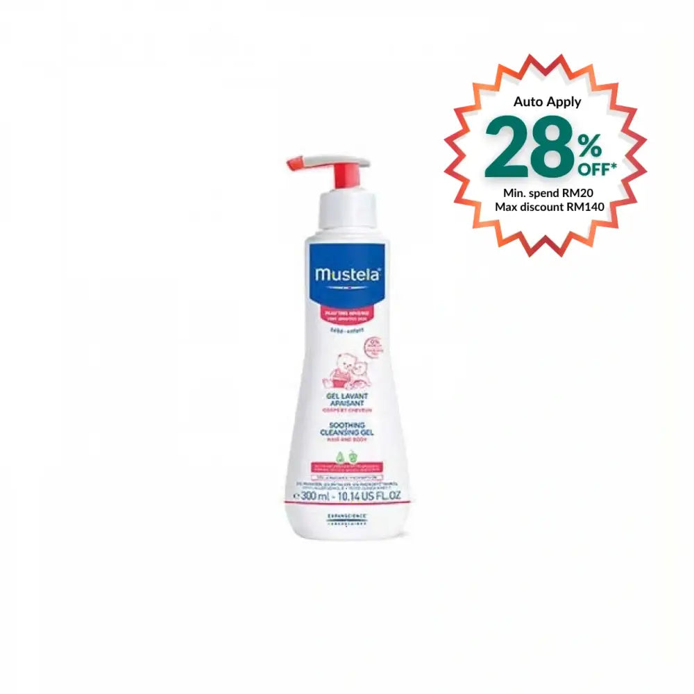 MUSTELA SOOTHING CLEANSING GEL 300ML