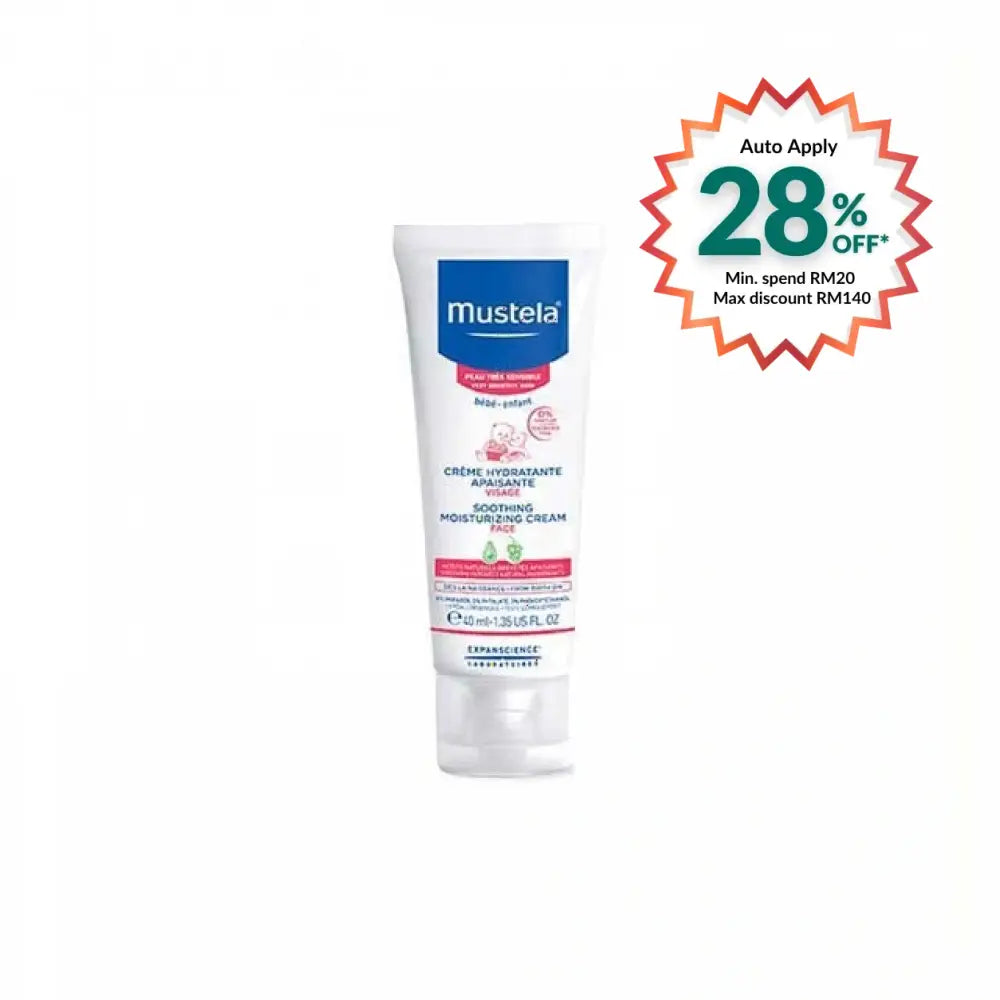 MUSTELA SOOTHING MOISTURIZING CREAM 40ML