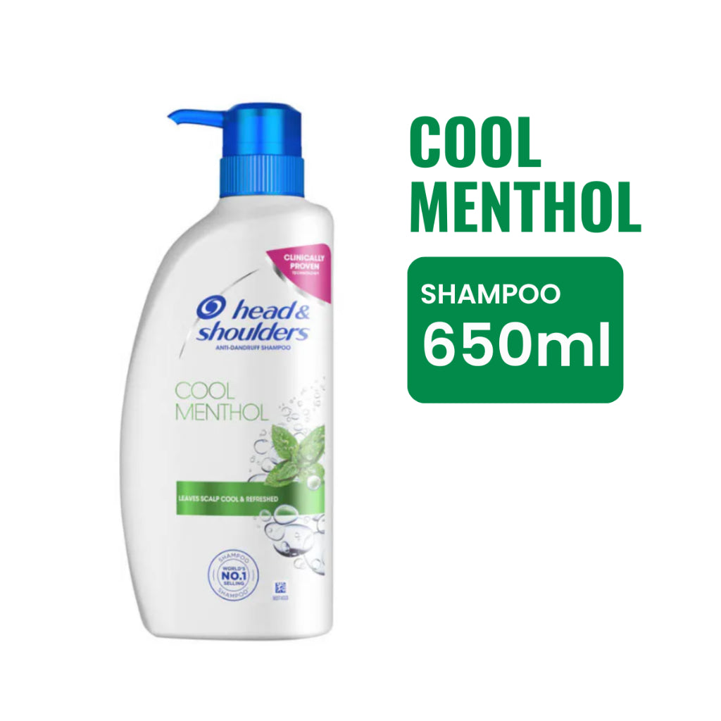 HEAD & SHOULDERS SHAMPOO COOL MENTHOL 650ML