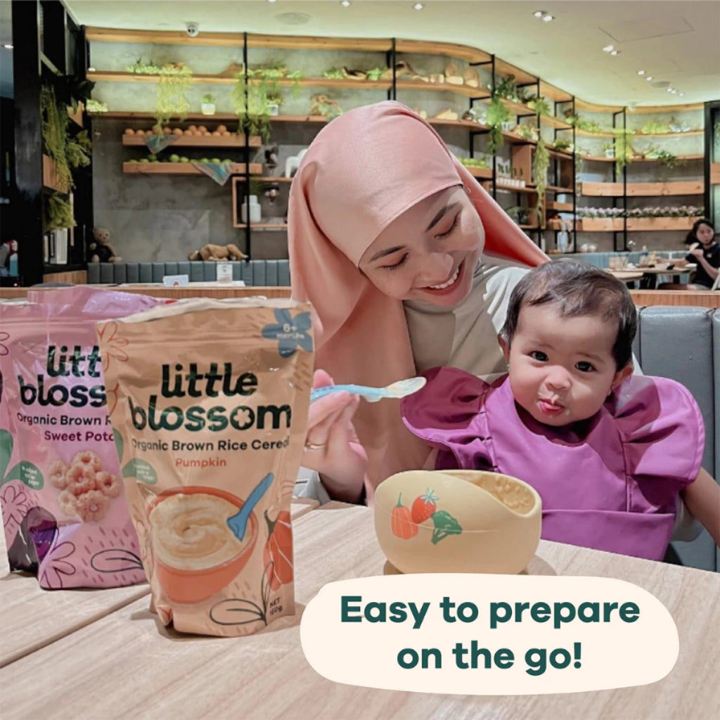 LITTLE BLOSSOM RICE CEREAL BANANA & STRAWBERRY 150G