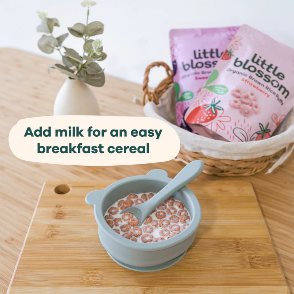 LITTLE BLOSSOM RICE PUFFS STRAWBERRY 40G