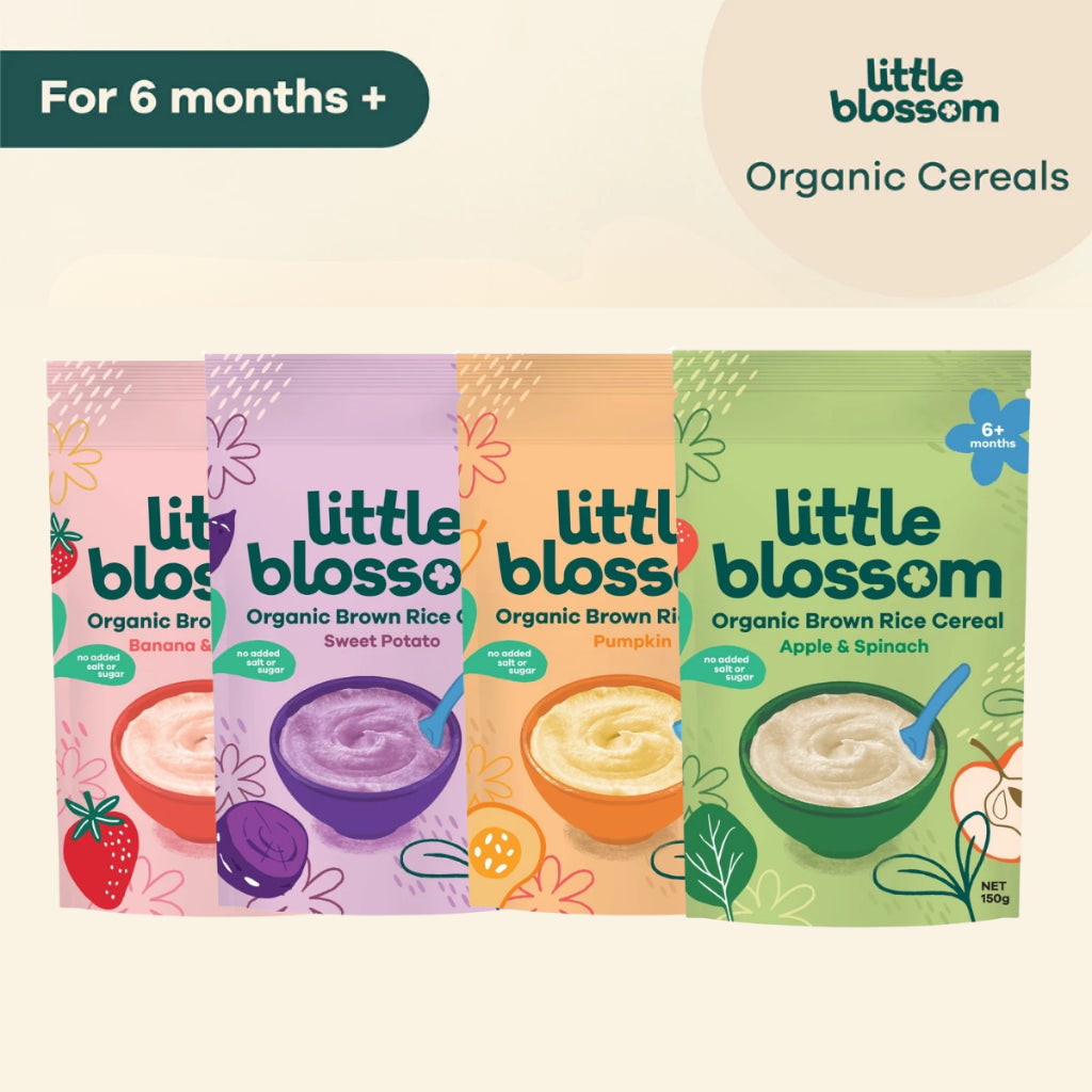 LITTLE BLOSSOM RICE CEREAL BANANA & STRAWBERRY 150G
