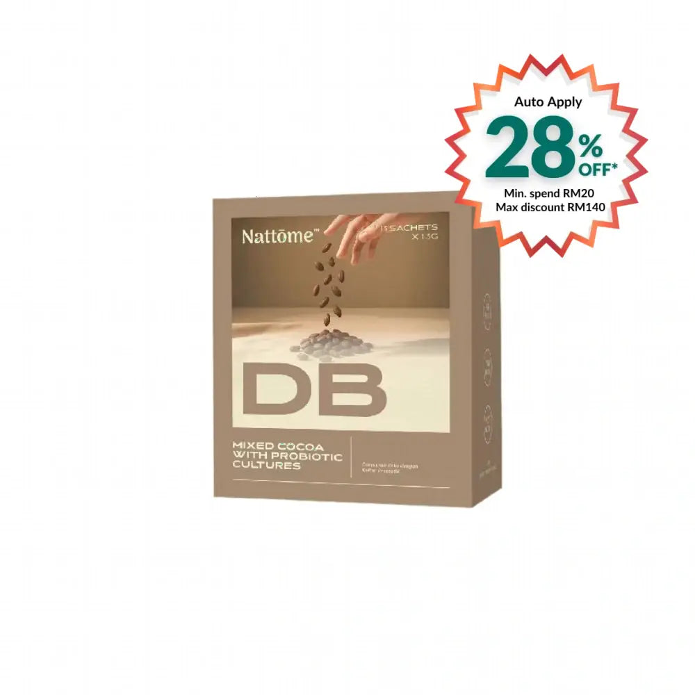 NATTOME DB MIXED COCOA WITH PROBIOTIC CULTURES 1.5G X 15S