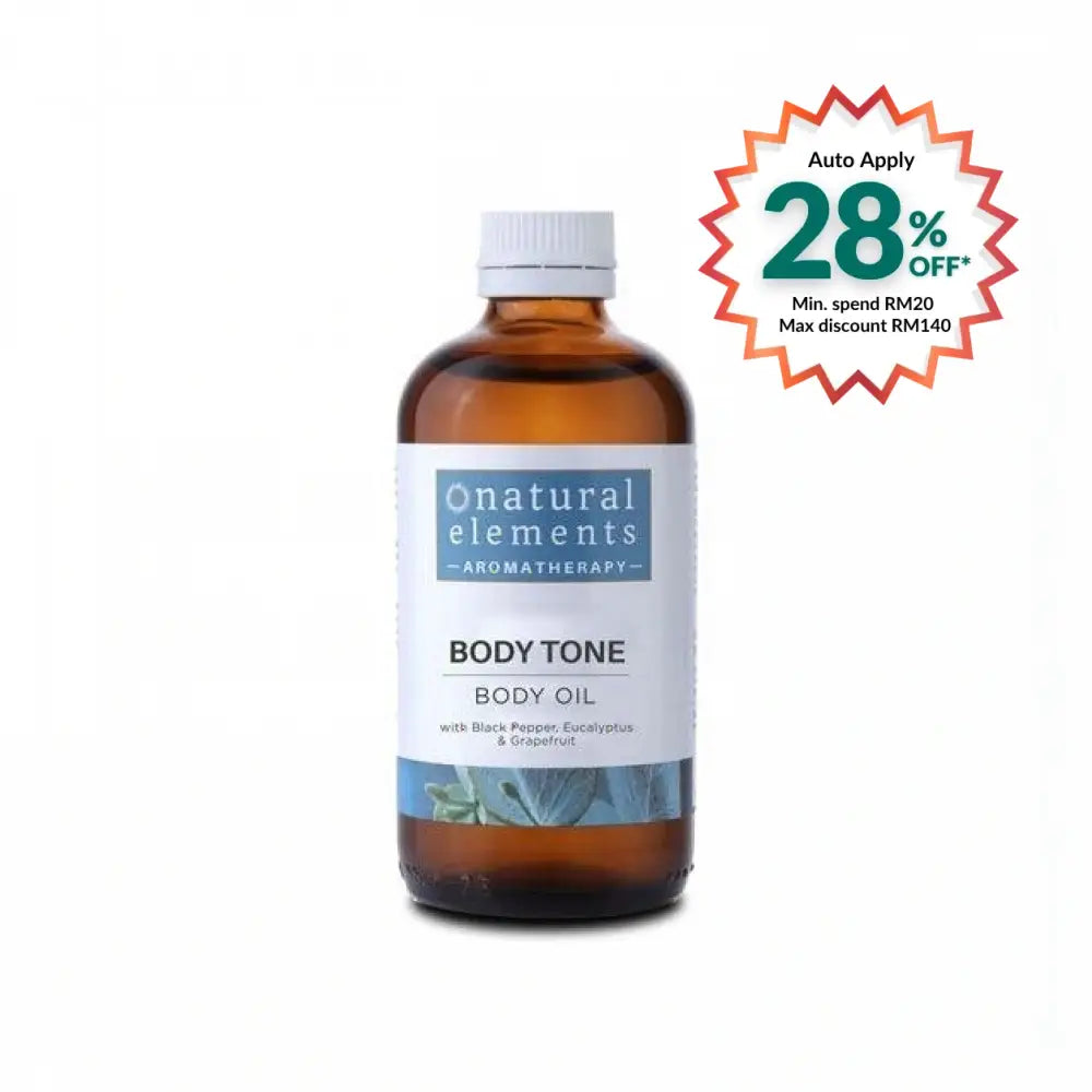 NATURAL ELEMENTS AROMATHERPY BODY TONE BODY OIL 100ML