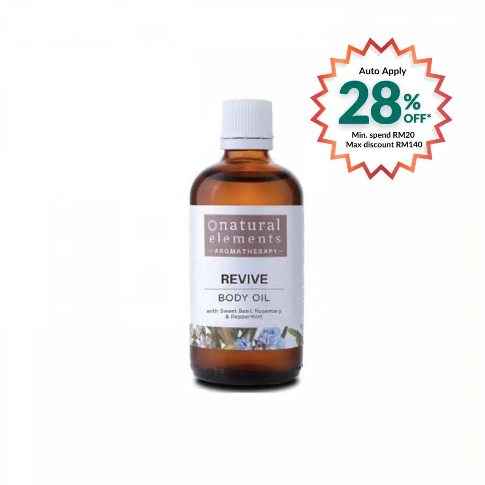 NATURAL ELEMENTS AROMATHERPY REVIVE BODY OIL 100ML