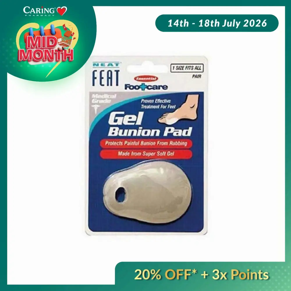 NEAT FEAT BUNION PAD GEL TECH 1S