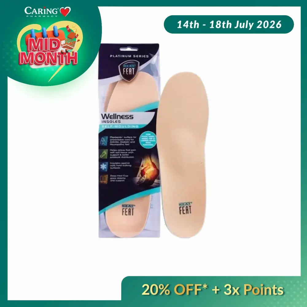 NEAT FEAT DIABETIC SELF-MOULDING INSOLES M