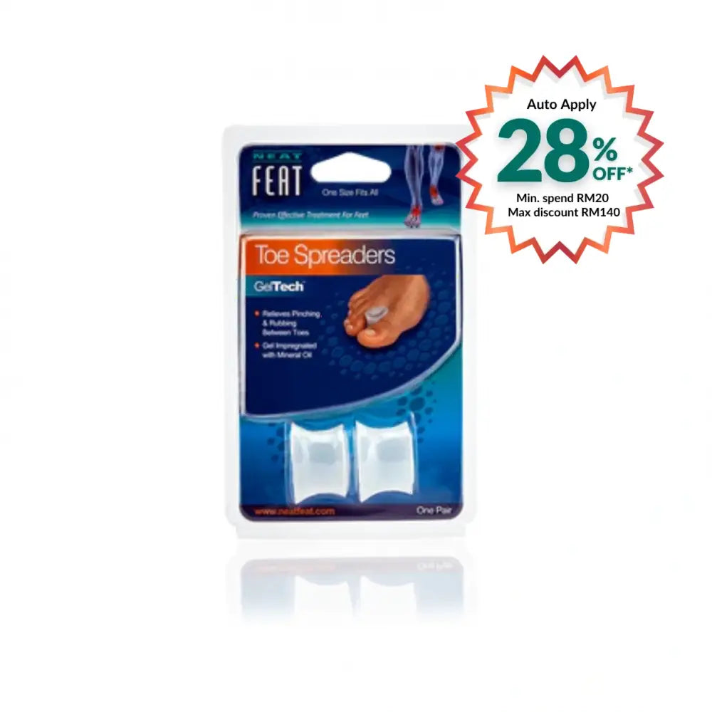 NEAT FEAT TOE SPREADERS GEL TECH 1S