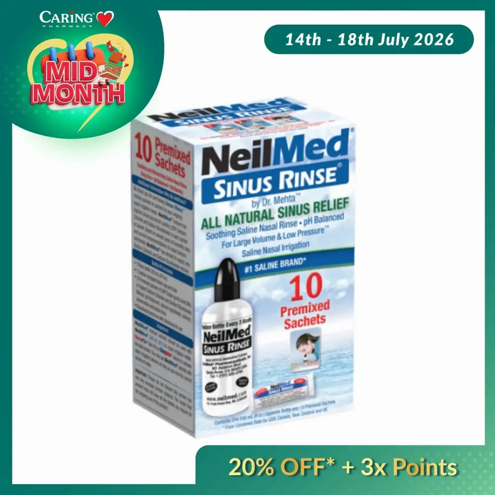 NEILMED SINUS RINSE REGULAR KIT 10S