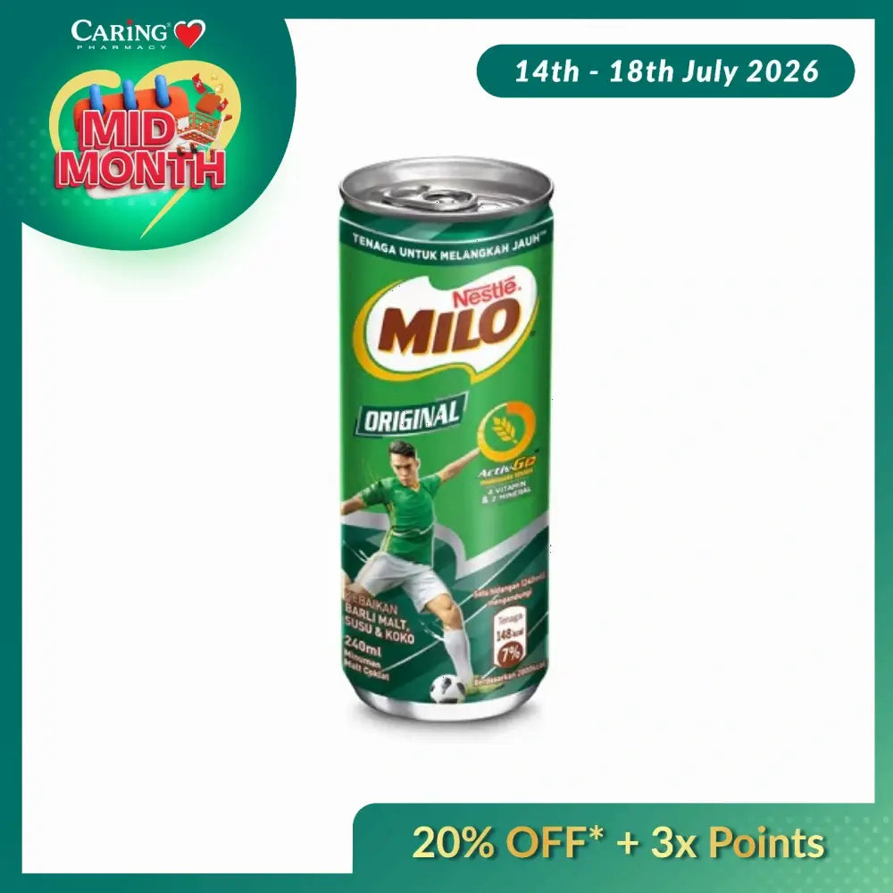 NESTLE MILO ACTIV-GO ORIGINAL CAN 240ML