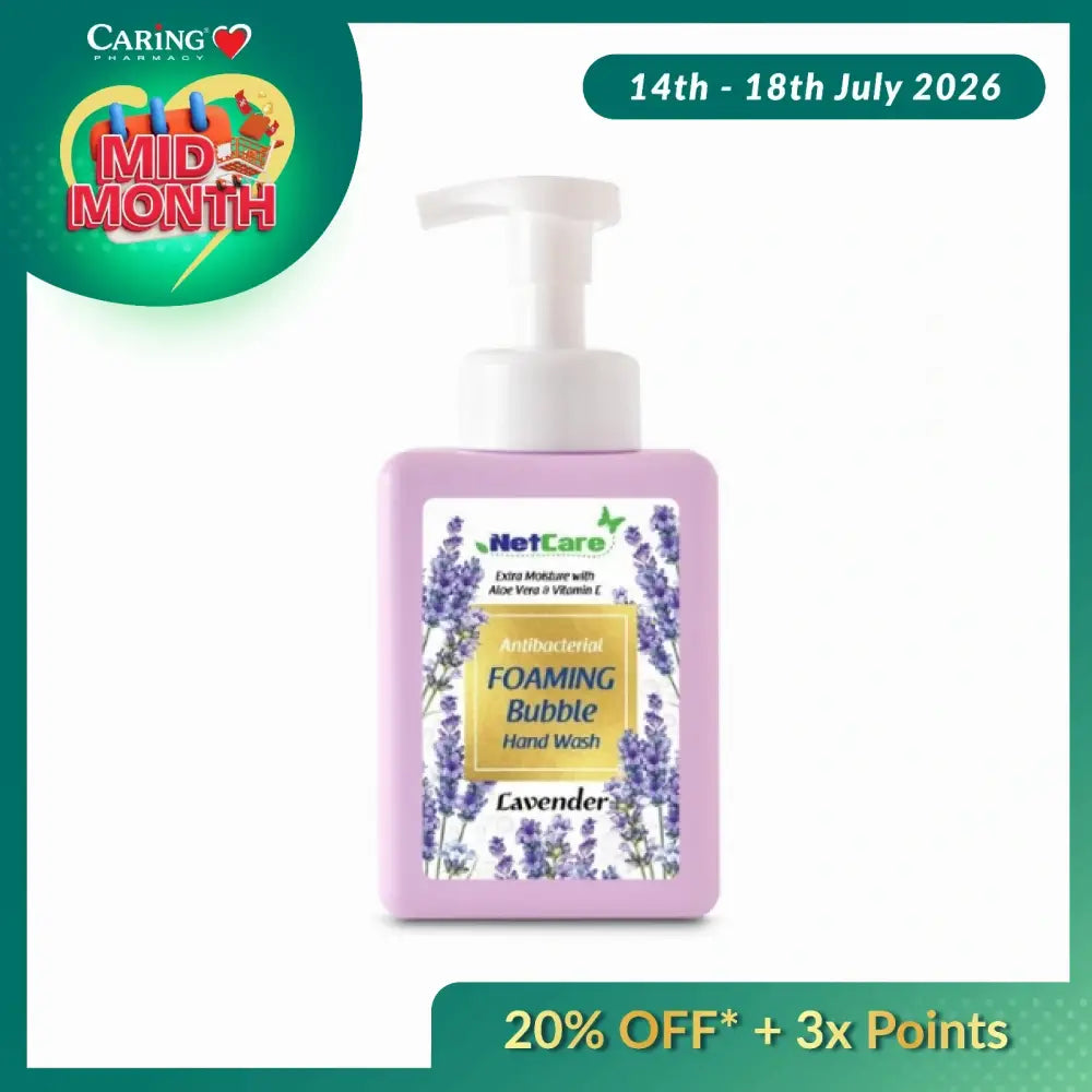 NETCARE LAVENDER FOAMING BUBBLE HAND WASH 500ML