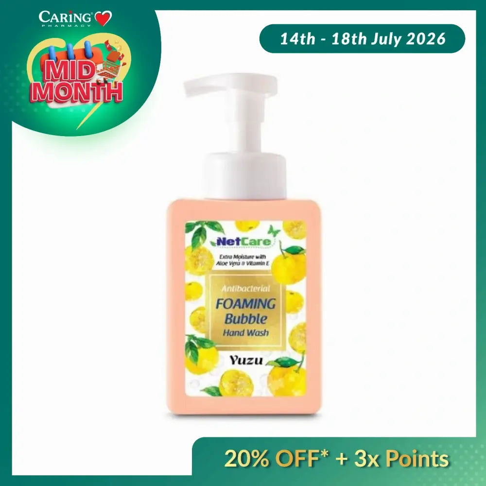 NETCARE YUZU FOAMING BUBBLE HAND WASH 500ML
