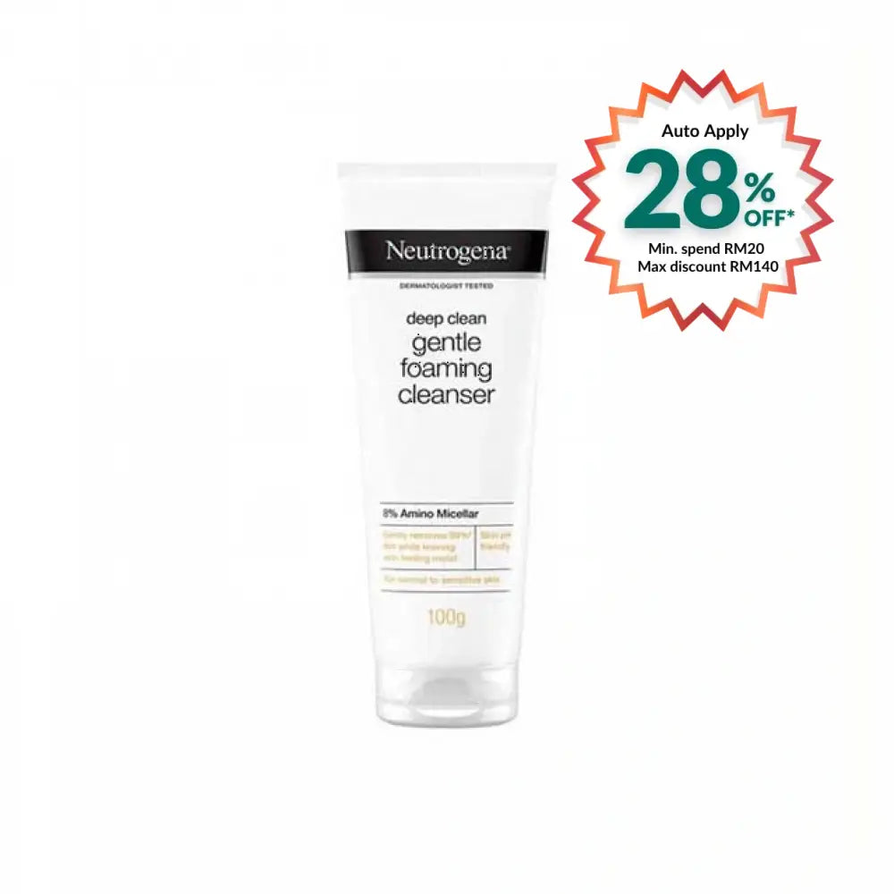 NEUTROGENA DEEP CLEAN FOAM CLEANSER 100ML