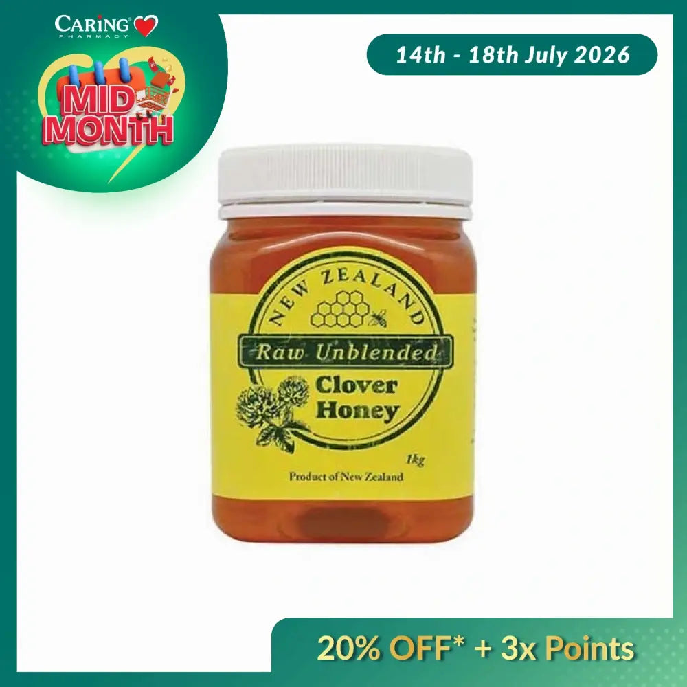 NEW ZEALAND CLOVER HONEY 1KG
