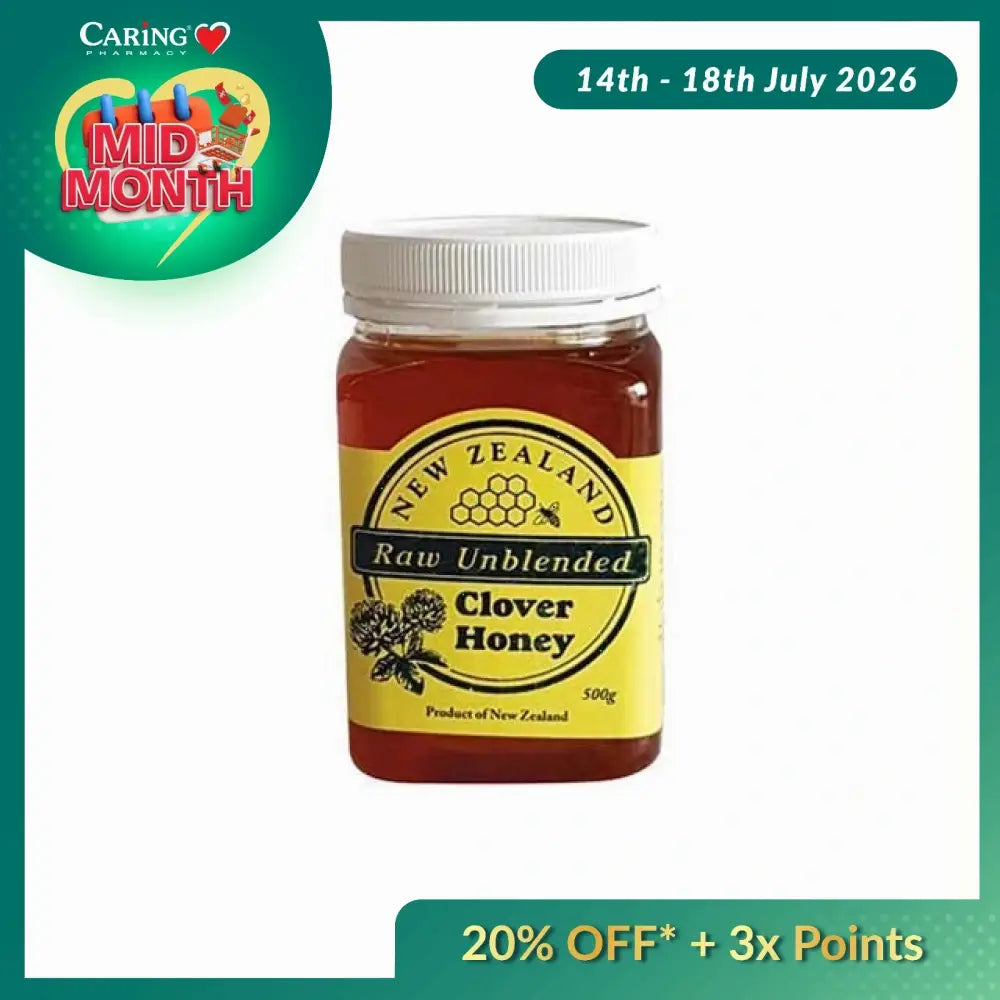 NEW ZEALAND CLOVER HONEY 500G