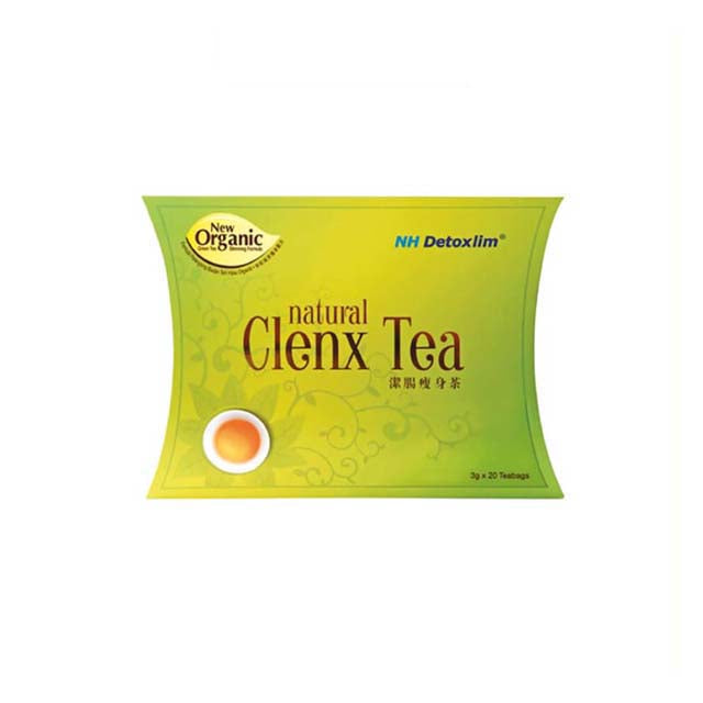 NH Detoxlim natural clenx tea detox box with 20 tea bags for rejuvenating body cleanse