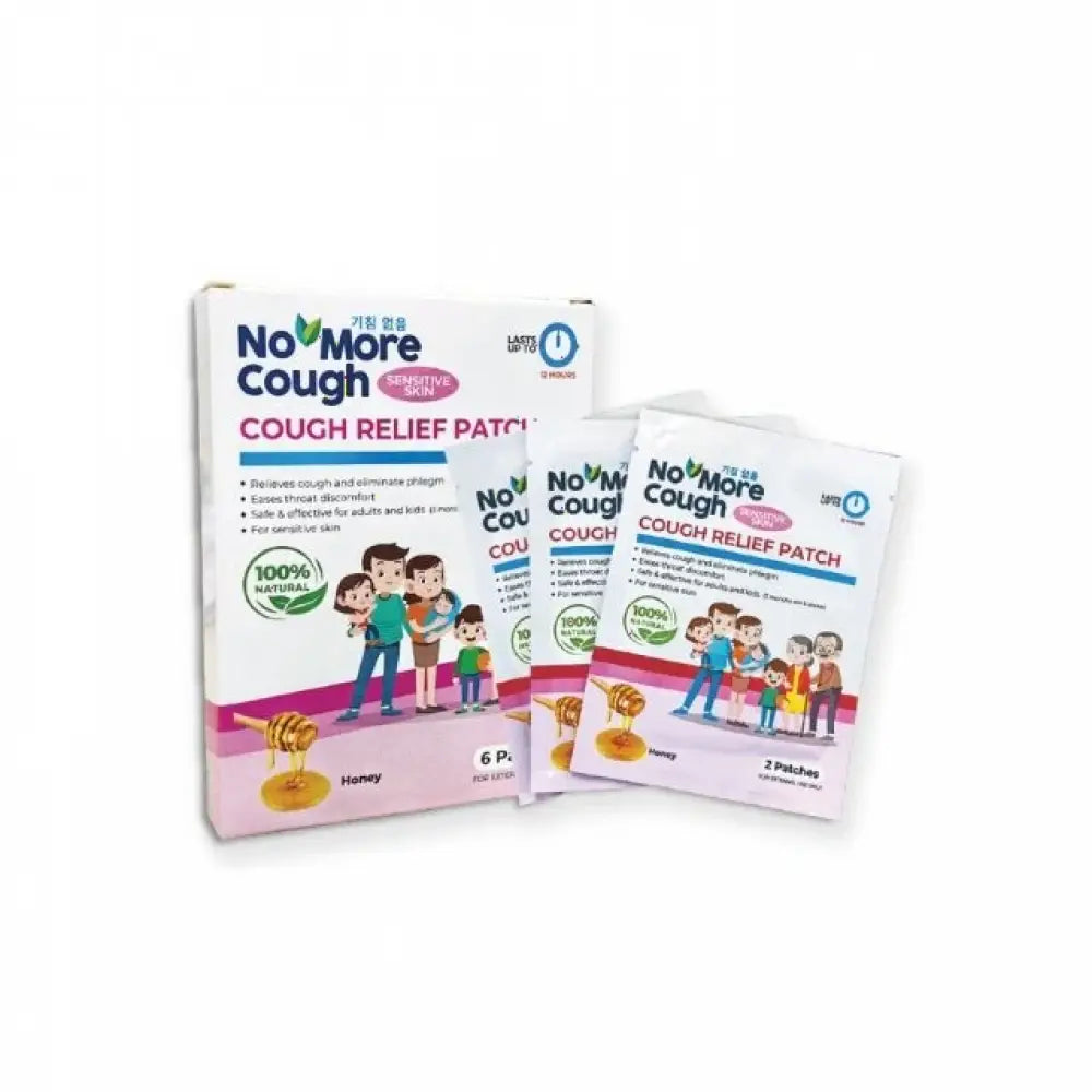 NO MORE COUGH RELIEF PATCH (SENSITIVE SKIN) 2SX3