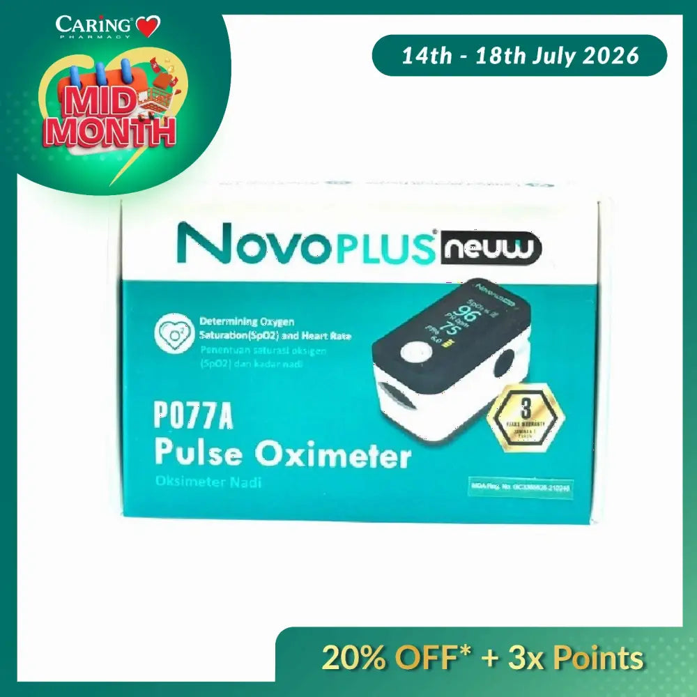 NOVOPLUS PULSE OXIMETER PO77A 1S