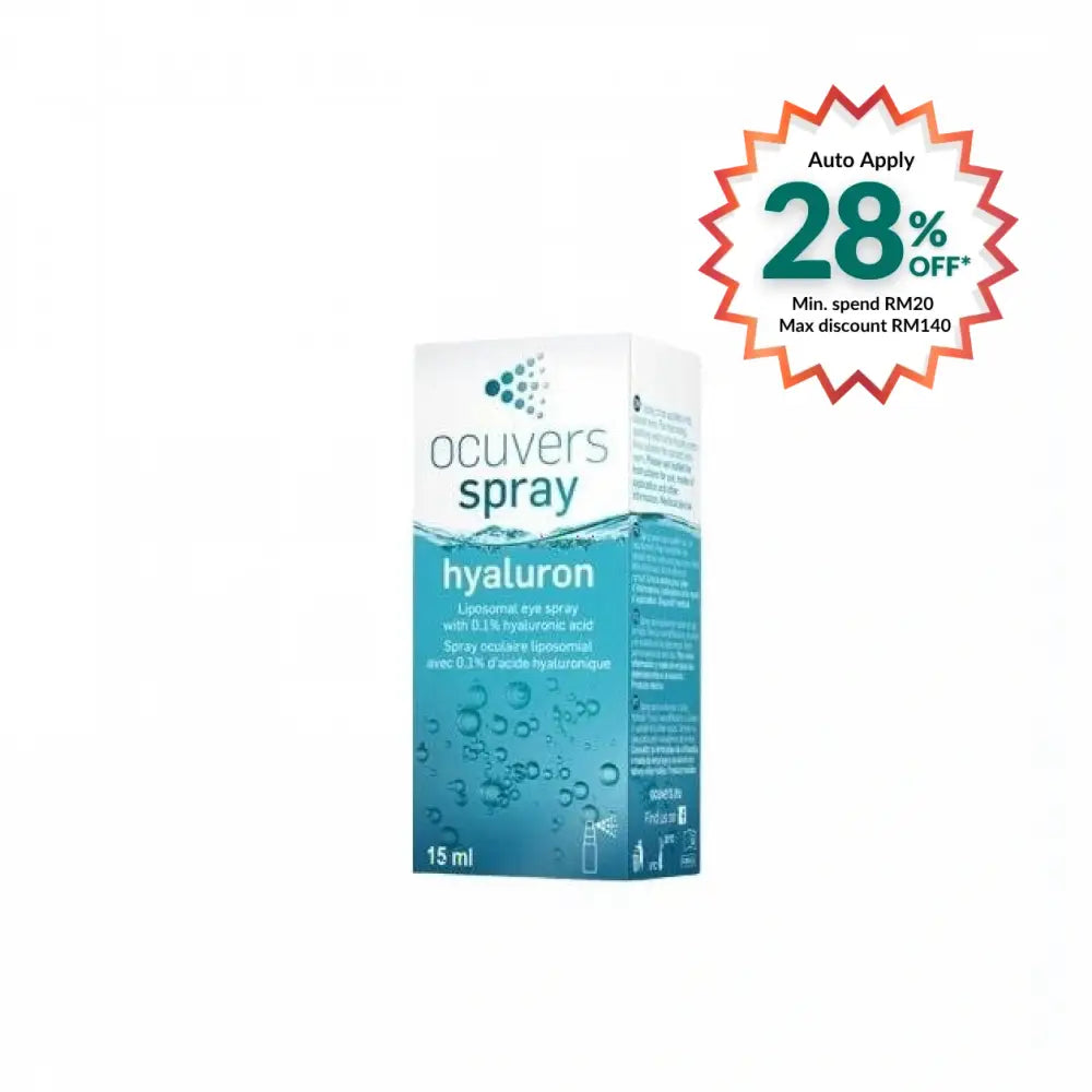 OCUVERS SPRAY HYALURON 0.1% 15ML