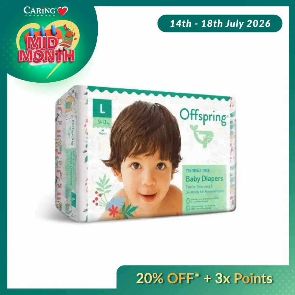 OFFSPRING FASHION DIAPERS L 36S