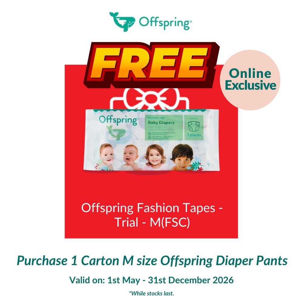 OFFSPRING FEATHER AIR COMFORT TAPE DIAPER M 48S