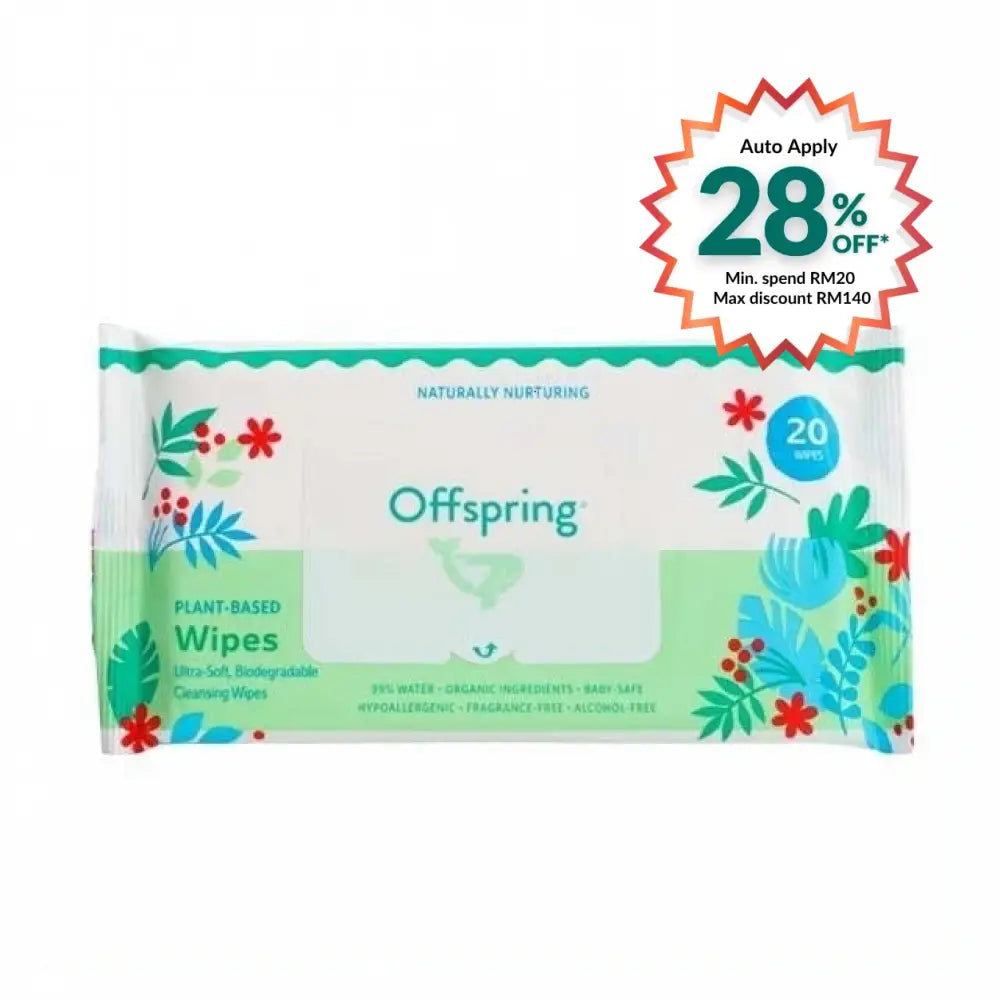 OFFSPRING PLANT-BASED WIPES 20S