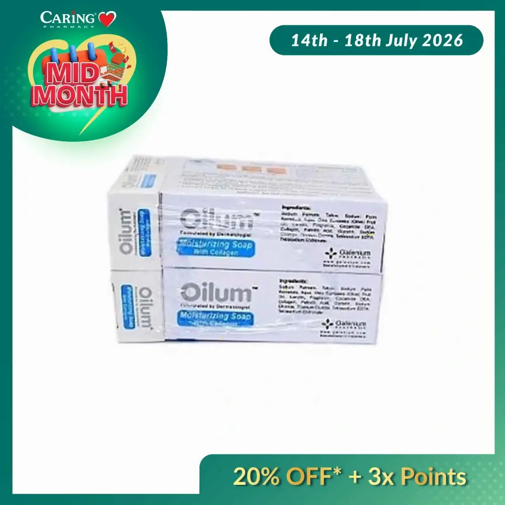 OILUM SOAP 85G 2S FREE 20G 2S