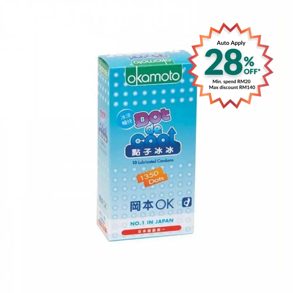 OKAMOTO DOT DE COOL CONDOM 10S