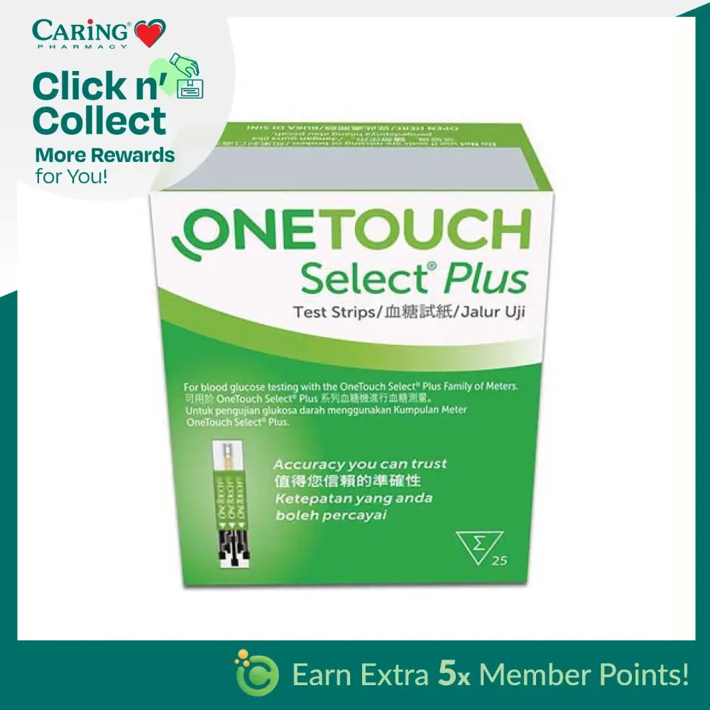 ONETOUCH SELECT PLUS STRIP 25S