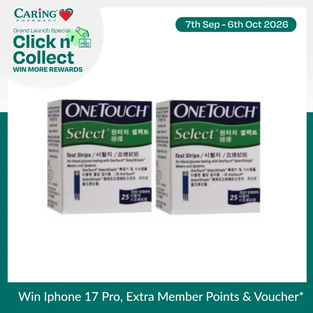 ONETOUCH SELECT STRIP VALUE PACK 25SX2