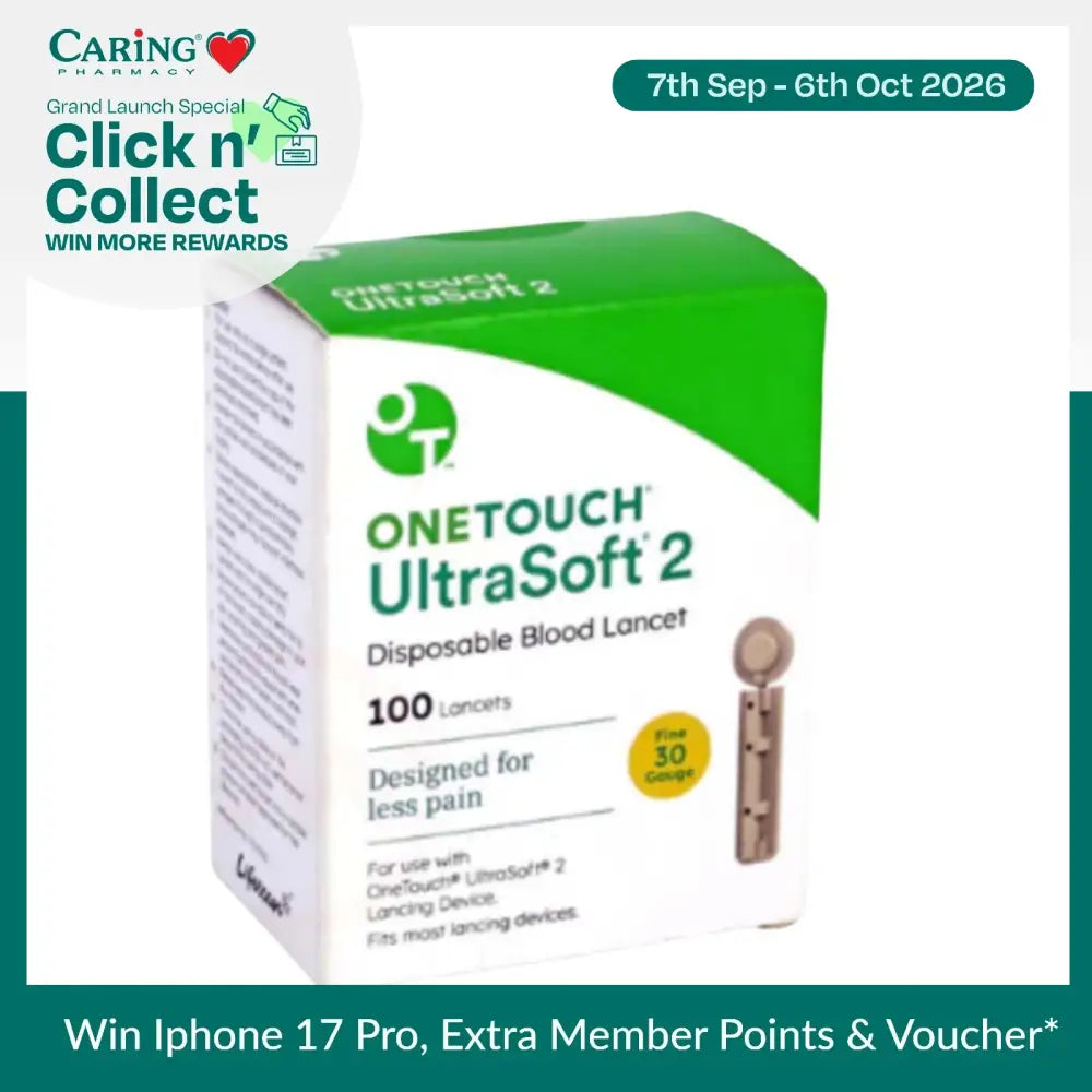 ONETOUCH ULT SOFT 2 LANCET 100S