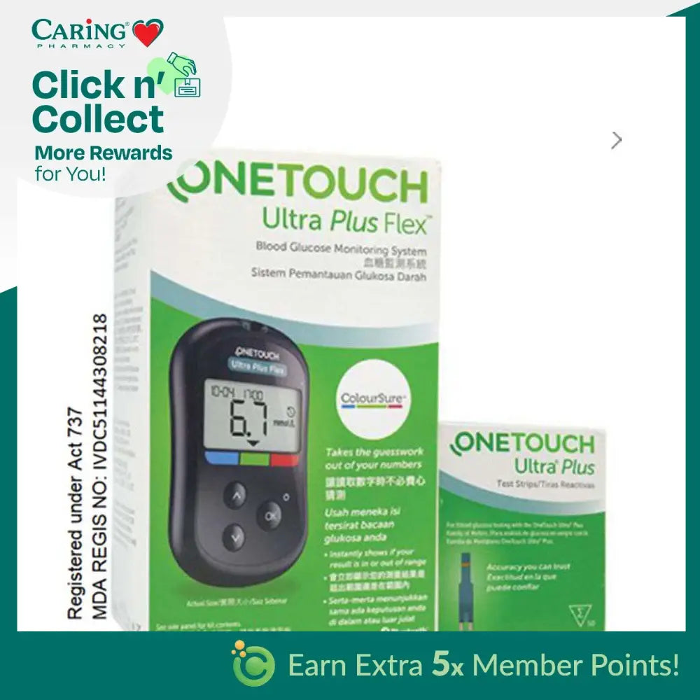 ONETOUCH ULTRA PLUS FLEX METER STARTER KIT + ULTRA PLUS STRIP 25S