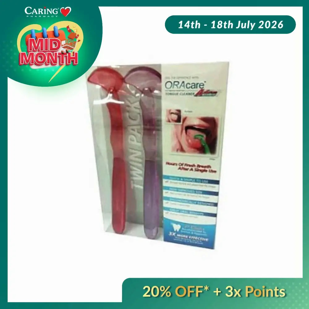 ORACARE TONGUE CLEANER ADVANCE PLUS 2S