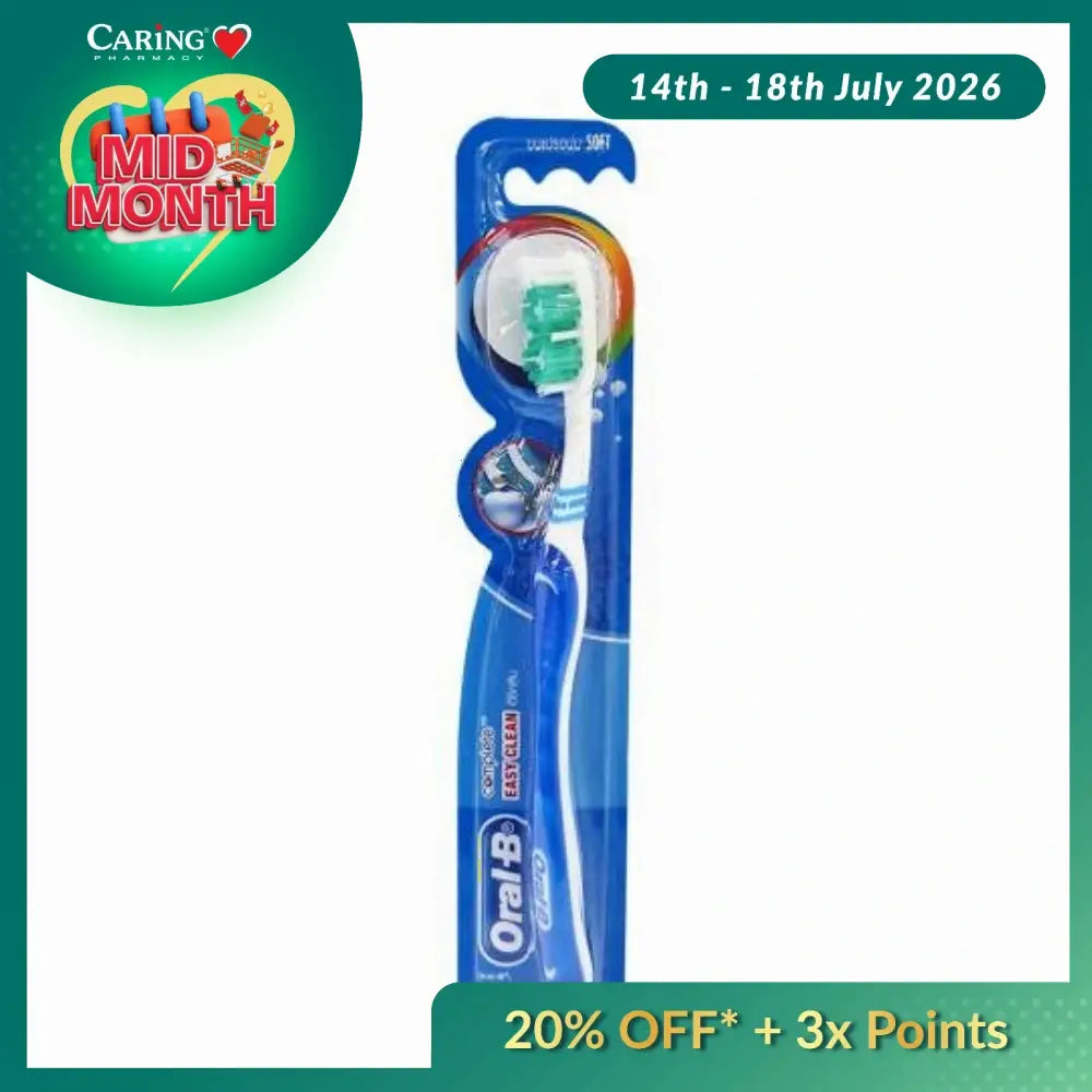 ORAL B TOOTHBRUSH COMPLETE EASY CLEAN SOFT 1S