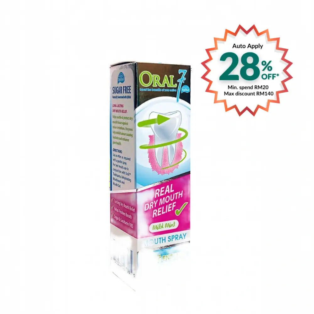 ORAL SEVEN MILD MINT MOUTH SPRAY 50ML