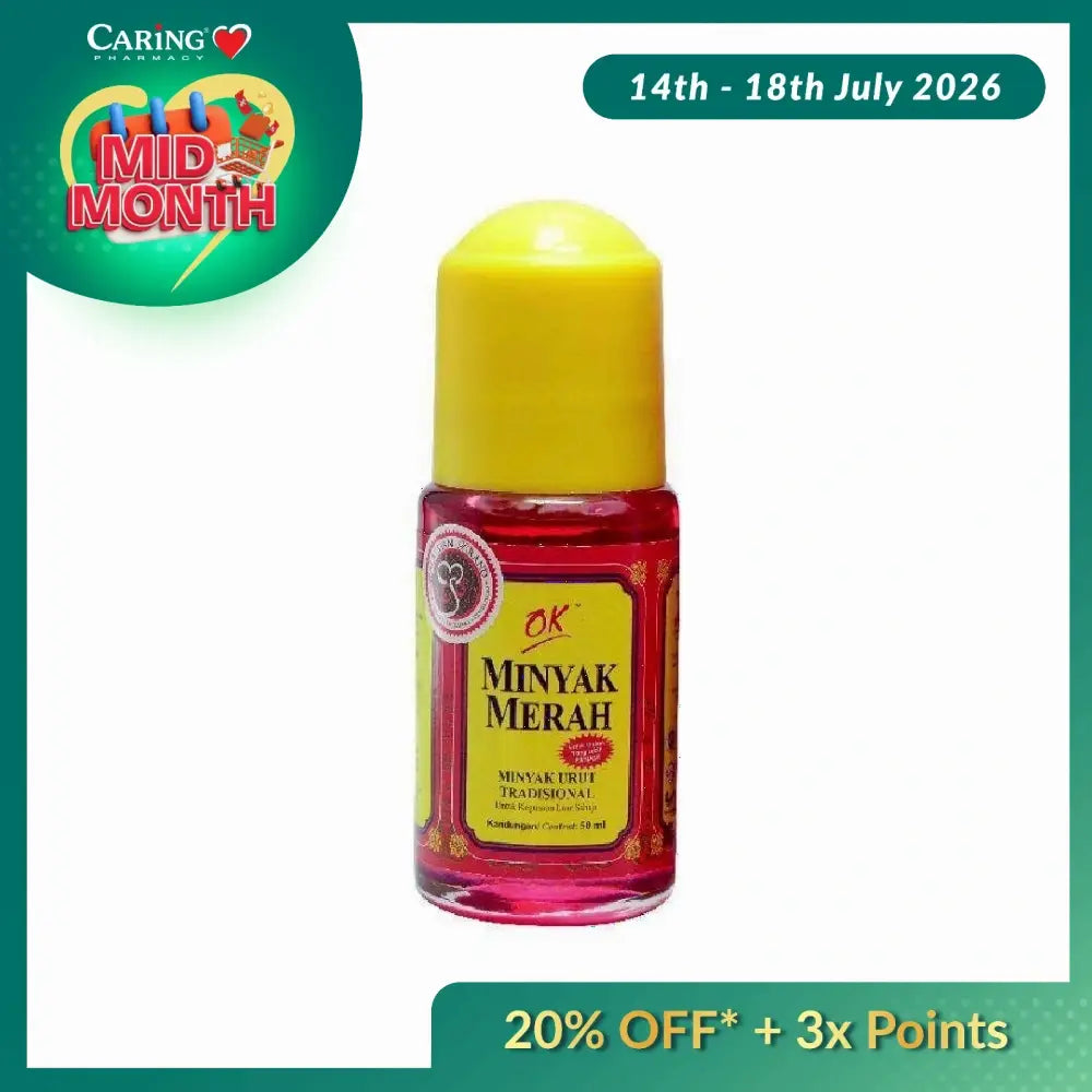 ORANG KAMPUNG MINYAK MERAH ROLL ON 50ML