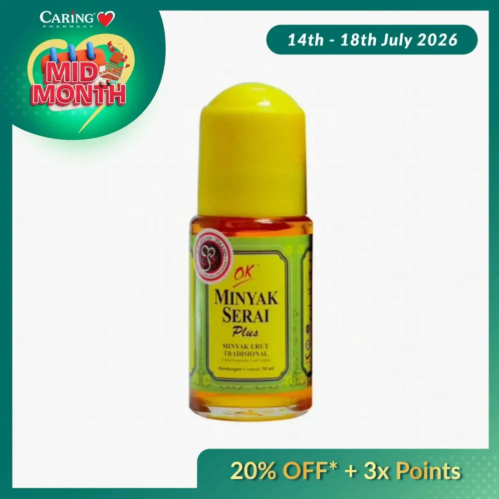 ORANG KAMPUNG MINYAK SERAI PLUS ROLL ON 50ML