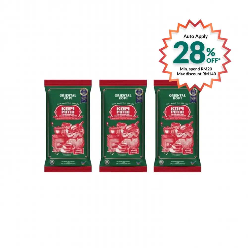ORIENTAL WHITE COFFEE CLASSIC 38GX3S
