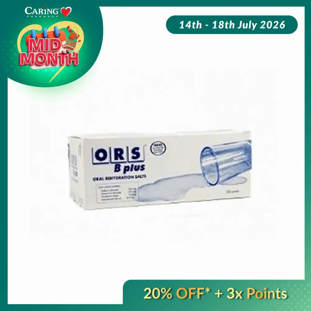 ORS B PLUS ORAL REHYDRATING SALT (BLUE) 1G 50S