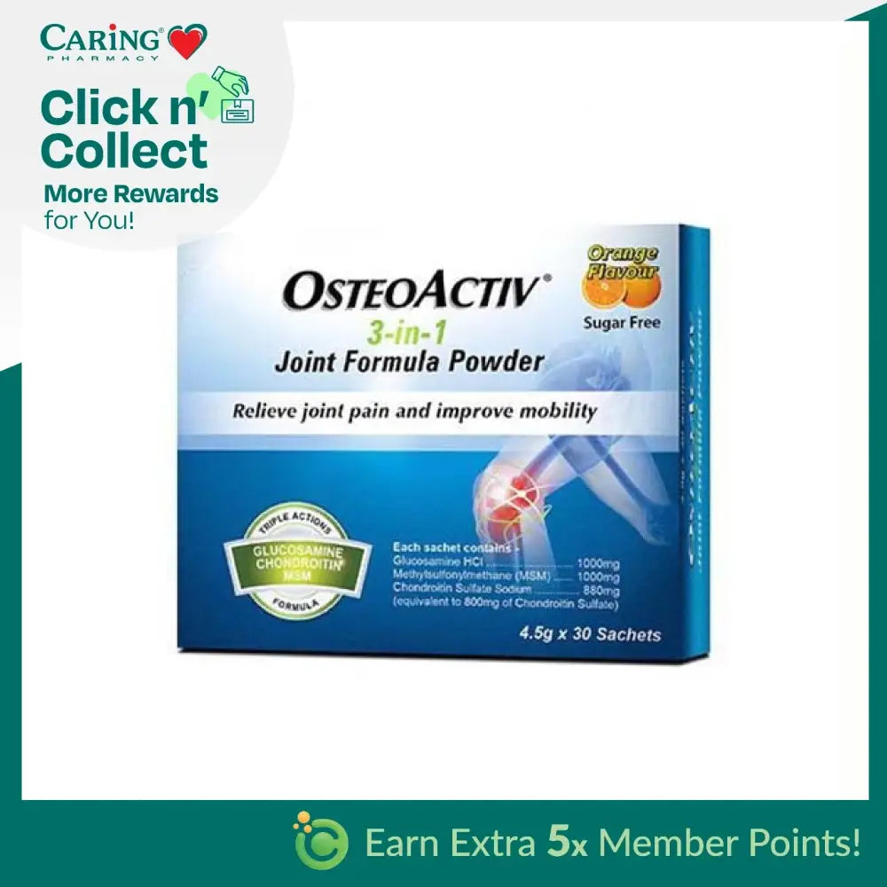 OSTEOACTIV 3IN1 JOINT FORMULA POWDER 4.5G 30S