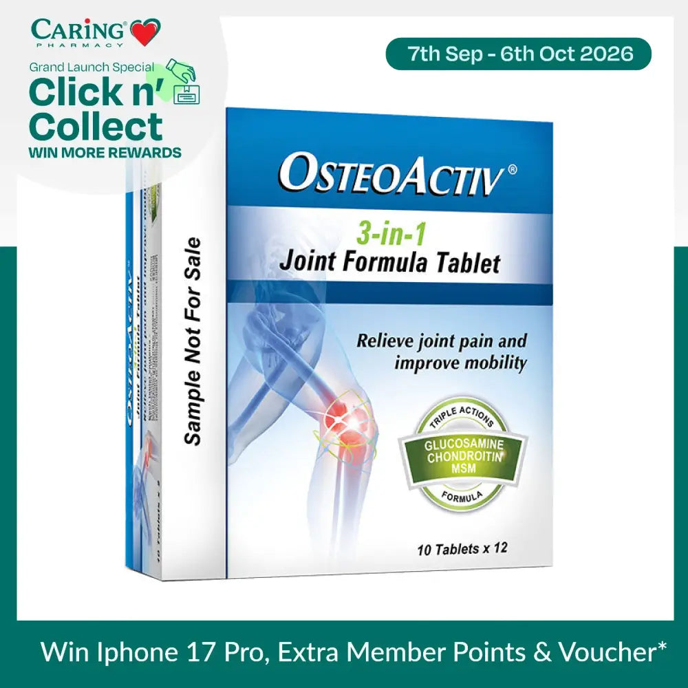 OSTEOACTIV 3IN1 JOINT FORMULA TAB (10S X 12)+20S