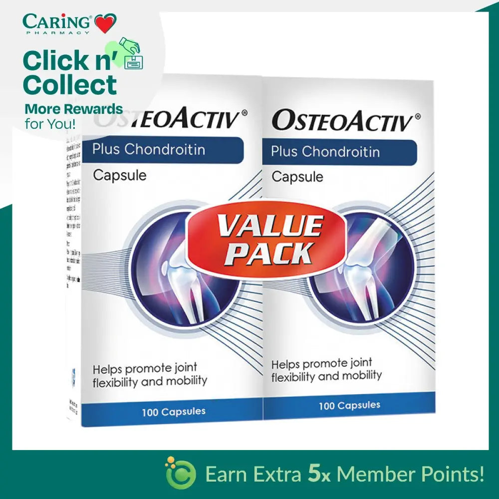 OSTEOACTIV PLUS CHONDROITIN 2X100S
