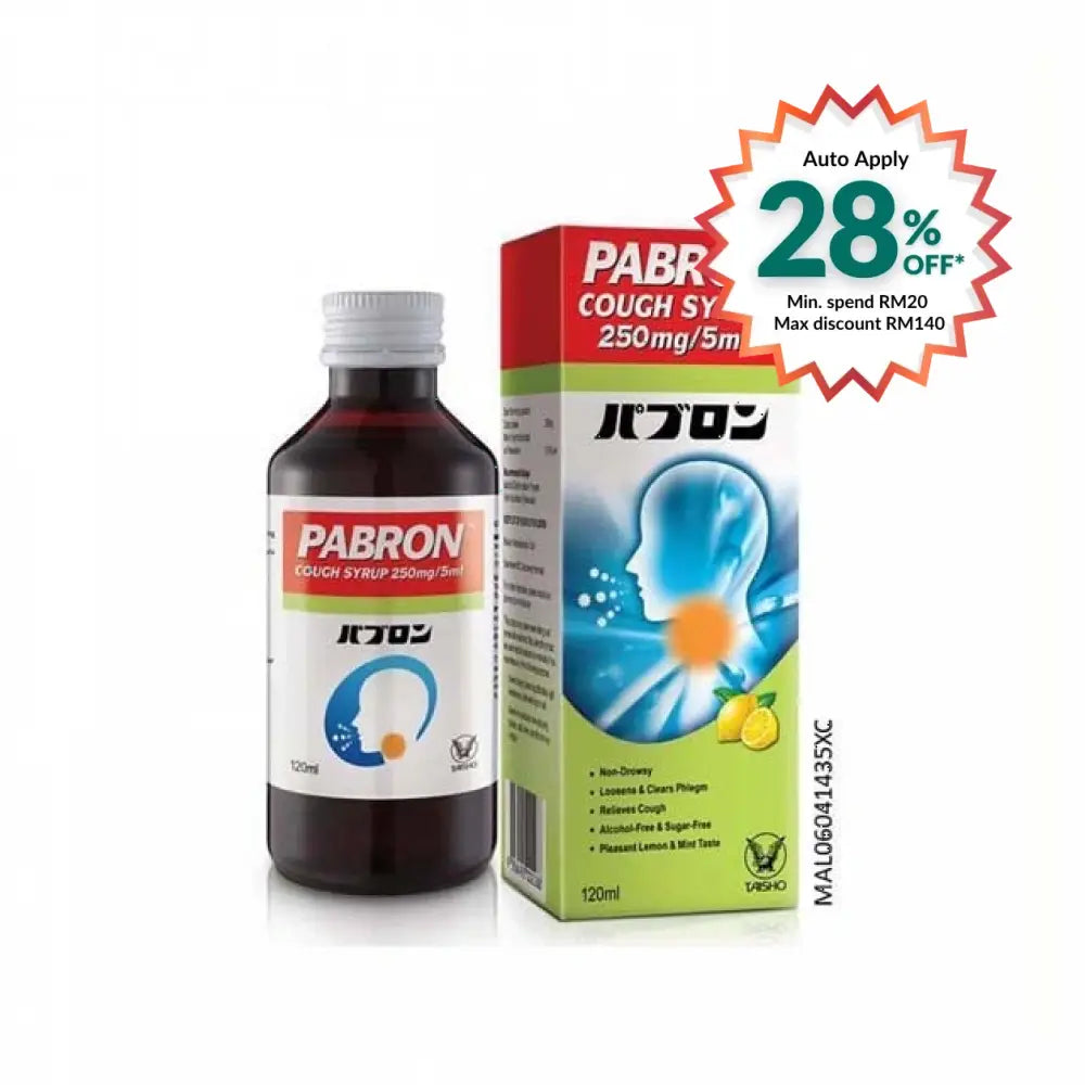 PABRON COUGH SYRUP 120ML