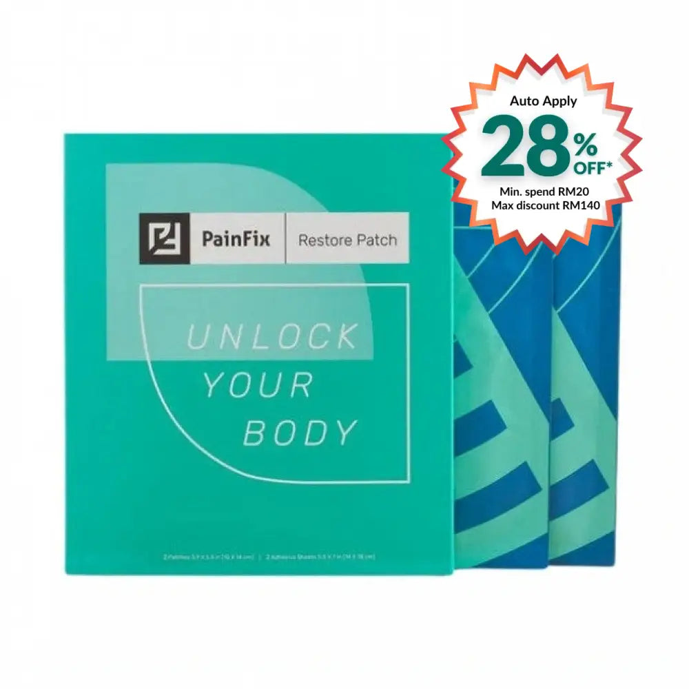PAINFIX UNLOCK YOUR BODY RESTORE 14HERBS 15HRS PATCH 2S