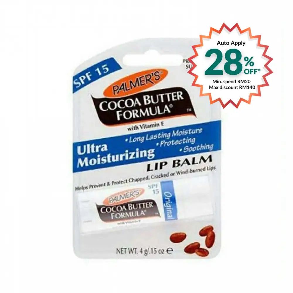 PALMERS COCOA BUTTER LIP BALM SPF15 4G
