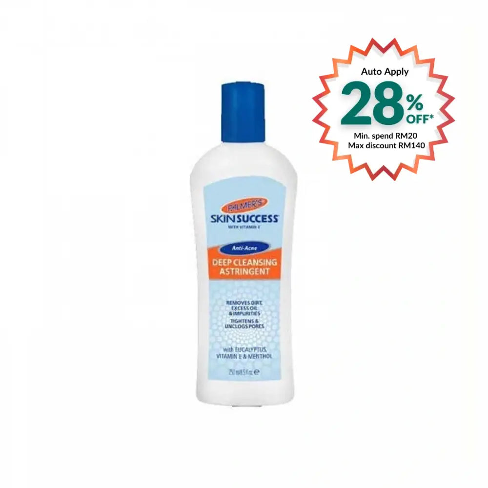 PALMERS SKIN SUCCESS DEEP CLEANSING FACIAL ASTRINGENT 250ML