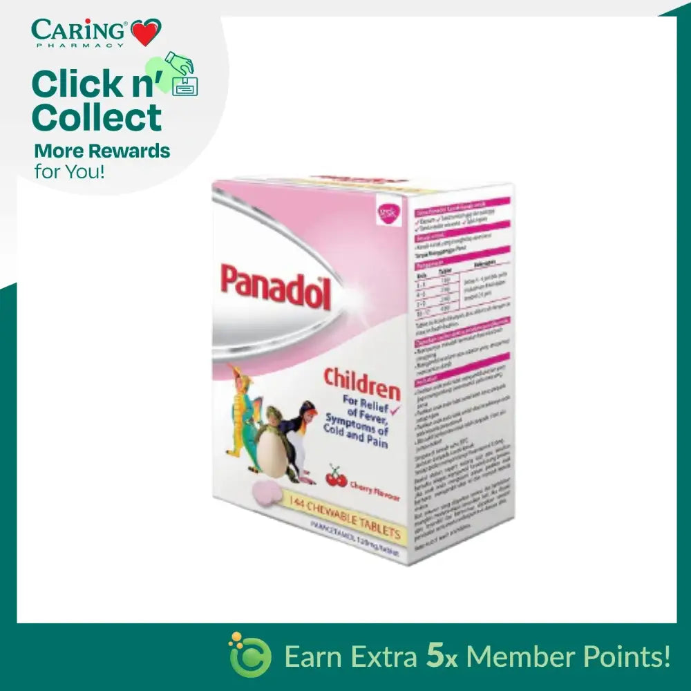 PANADOL CHILDREN TAB 12SX12