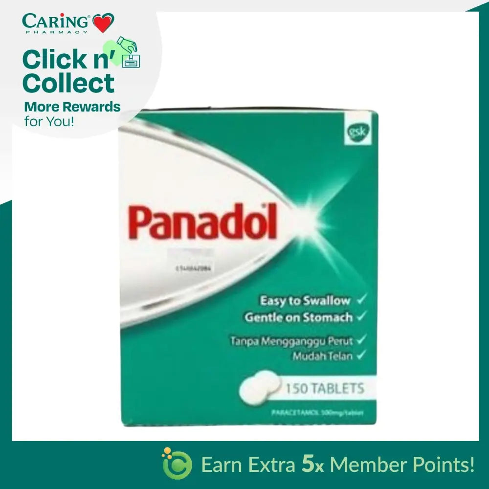 PANADOL COATED 500MG TAB 10SX15